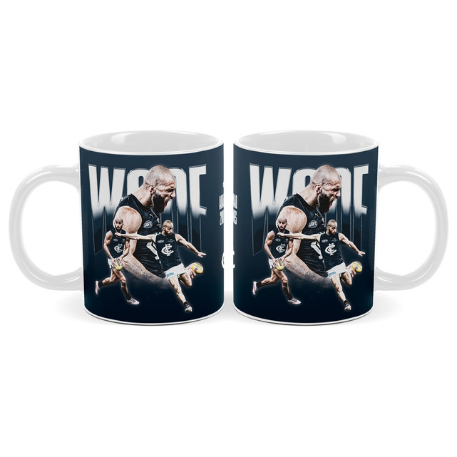Official Carlton Adam Saad 200 Games commemorative mug.