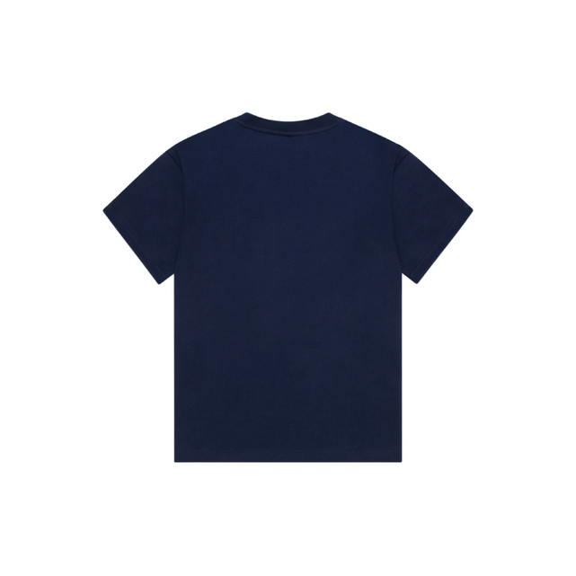 Back view showing Cripps name and number on the Youth Landmark Tee.