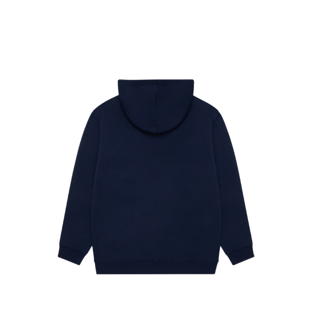 Back view of the 2025 Carlton Youth Carn Graphic Hoodie.