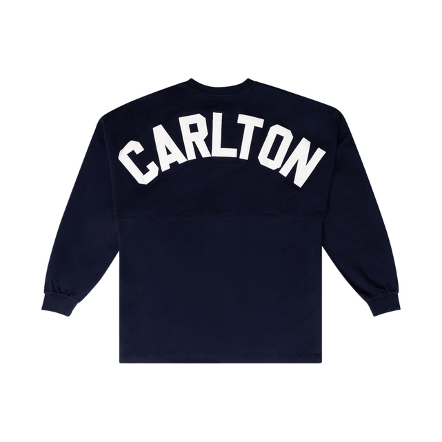 Back view of the 2025 Carlton Men's Club Long Sleeve Tee.
