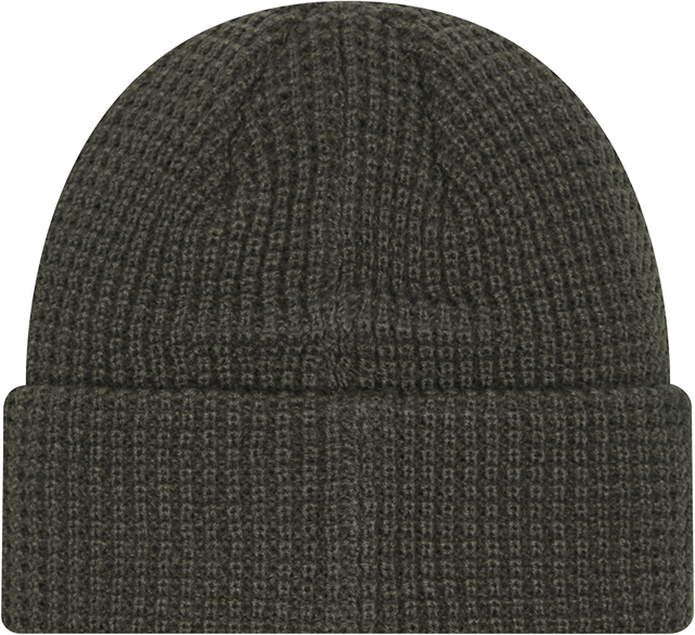 Side/Back view of the 2025 Carlton New Era Dusty Charcoal Knit beanie.