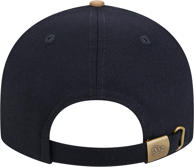 Back view of the 2025 Carlton New Era Retro Contrast 9Fifty cap.