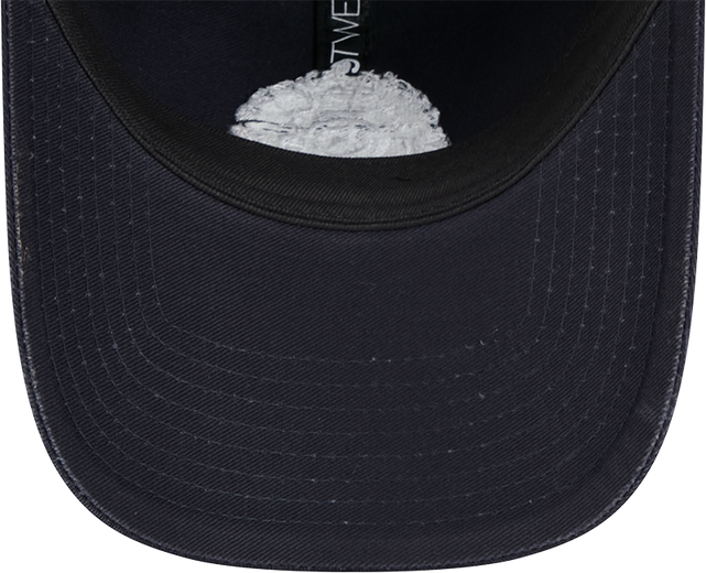 Under visor view of the 2025 Carlton New Era Retro Washed 9Twenty cap.