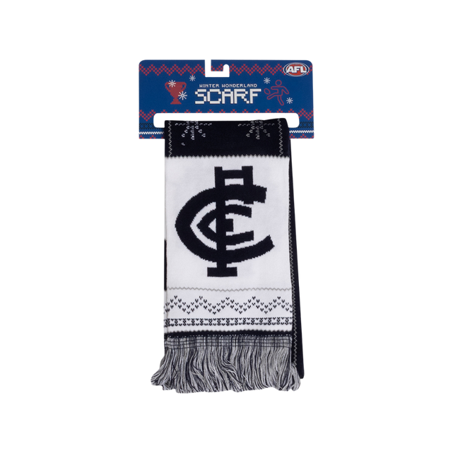 Full view of the 2025 Carlton Adult Ugly Scarf by NAR.