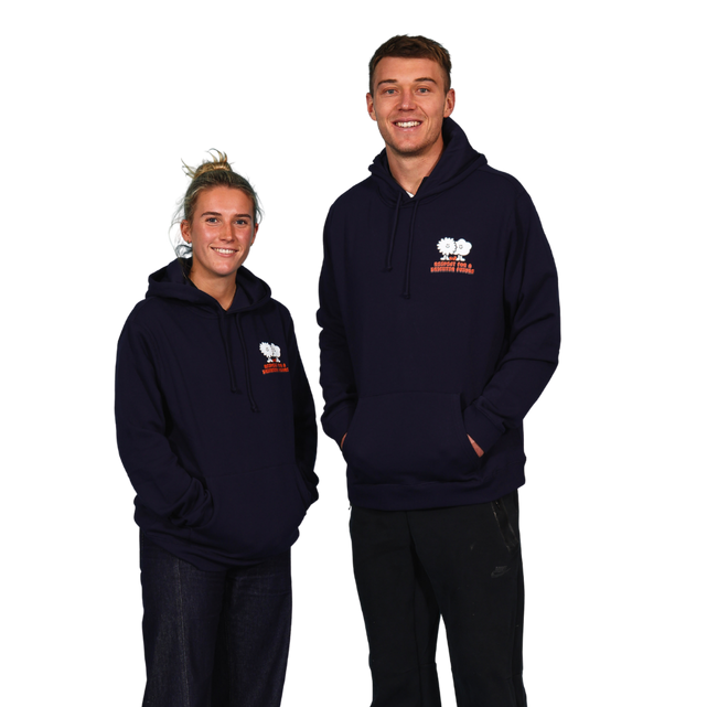 Front view of the 2025 Adult Carlton Respects Hoodie by NAR.