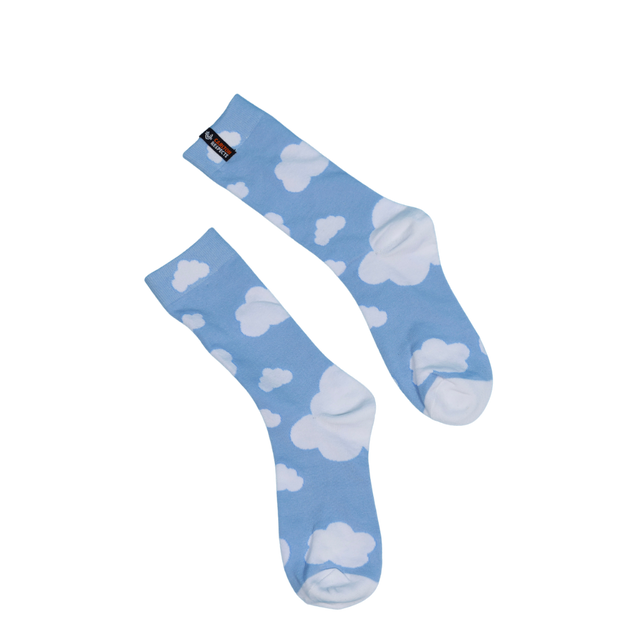 Official 2025 Youth Carlton Respects Socks (Size 3-7) in Cloud white by NAR.