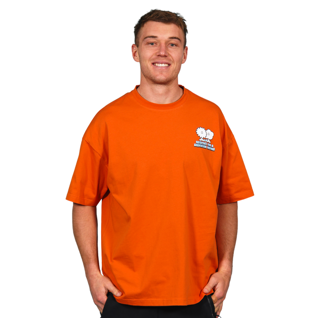 Front view of the 2025 Adult Carlton Respects Tee by NAR.