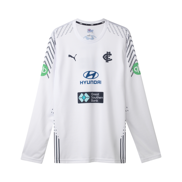 2026 PUMA Men's LS Training Tee - White