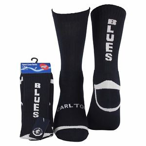 A pair of navy Carlton Sport Crew Socks by LSAA.