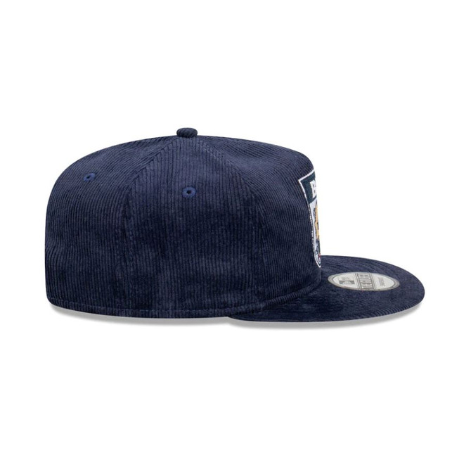 Angled back view of the Carlton New Era Mascot Cord Golfer cap.