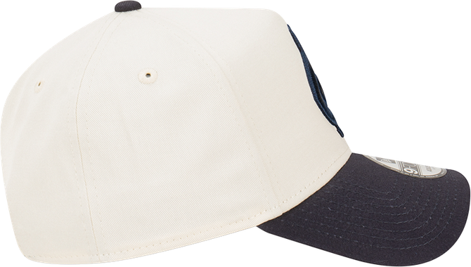 Right side view of the Carlton New Era 9Forty A-Frame Chrome 2-Tone cap.