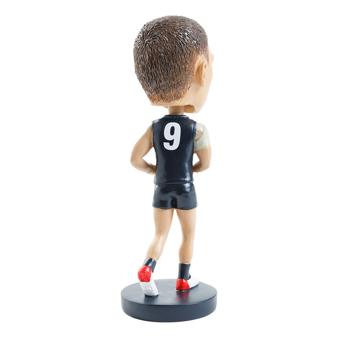 In-box view of the Patrick Cripps Bobblehead - Captain's Edition.