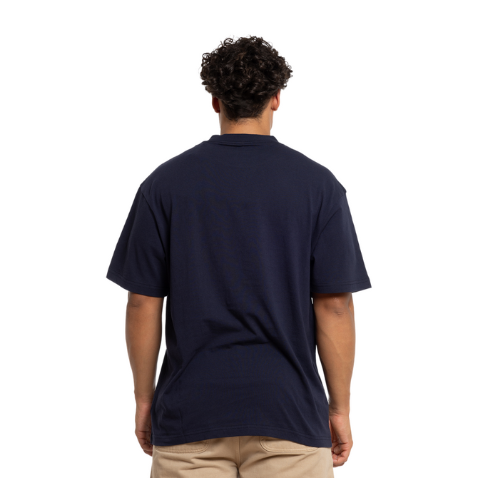 Back view of the Mitchell & Ness Carlton Inline Stack Tee.