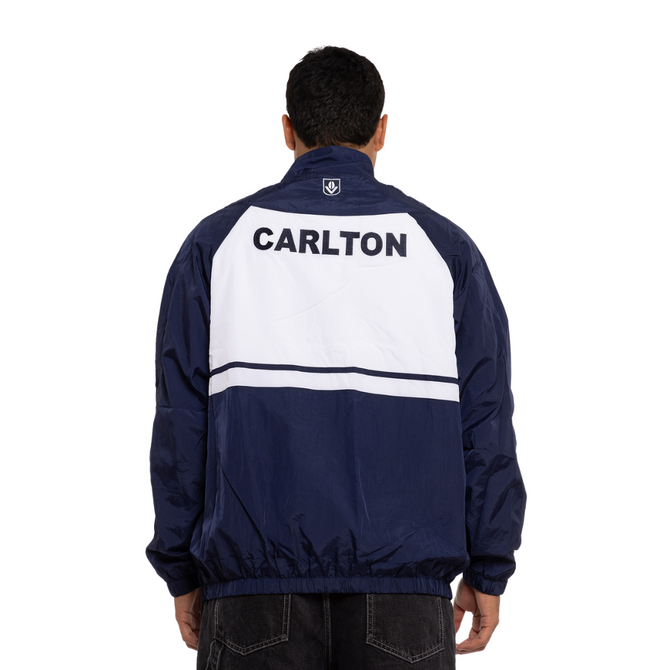 Lifestyle front shot of the Full Zip Through Spray Jacket.
