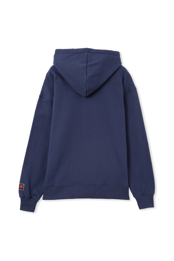 Back view of the Carlton AFLW Pride Unisex Hoodie by Cotton On.