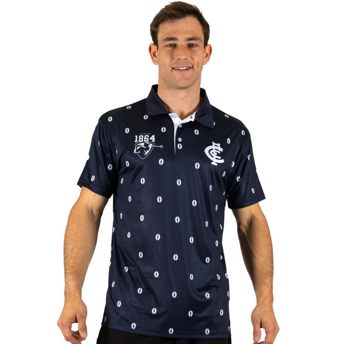 Front view of the Carlton Mulligan Golf Polo by Ashtabula.