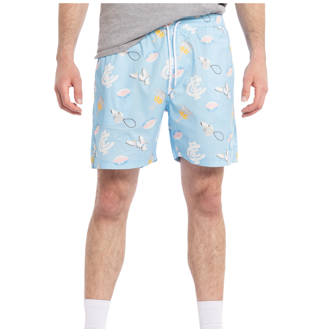 Front view of the Carlton Mens Team Beach Short by NAR.
