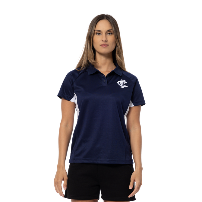 Front view of the Carlton Womens Active Polo by NAR.