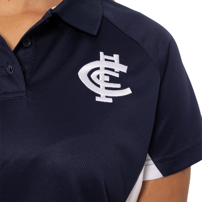Side view of the Carlton Womens Active Polo.