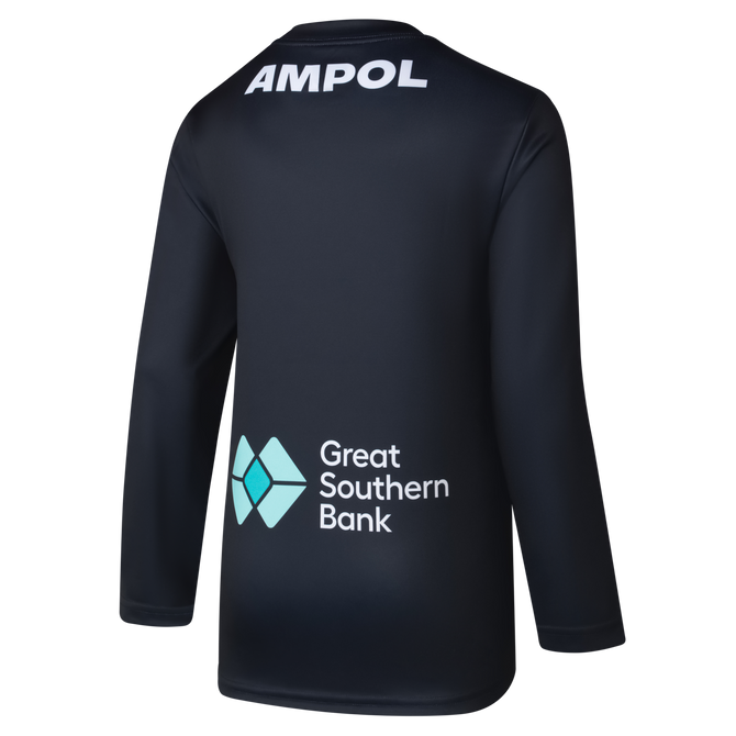Back view of the 2025 PUMA Youth Long Sleeve Home Guernsey.