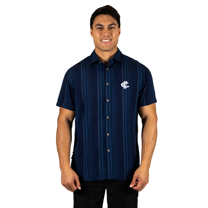 Front view of the Carlton Sorrento Party Shirt by Ashtabula.