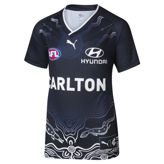 Front view of the 2025 PUMA Youth Warm Up Top.