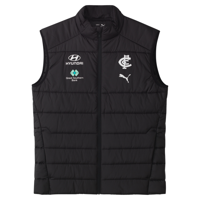 Angled front view of the 2025 PUMA Unisex Team Vest.