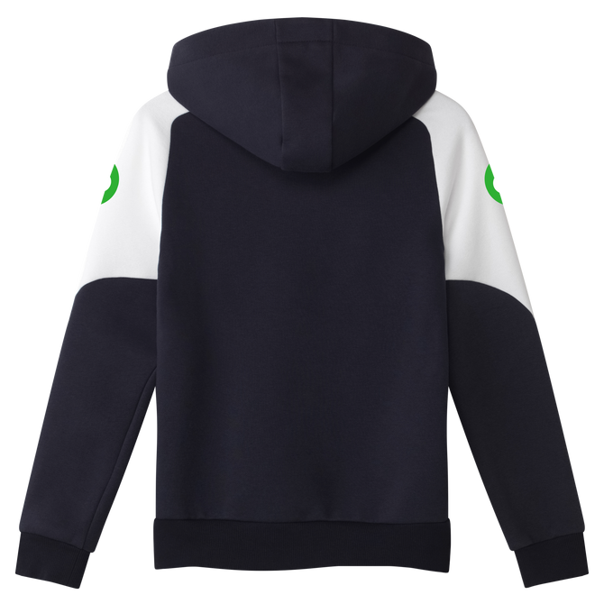 Angled back view of the 2025 PUMA Youth Team Hoodie.