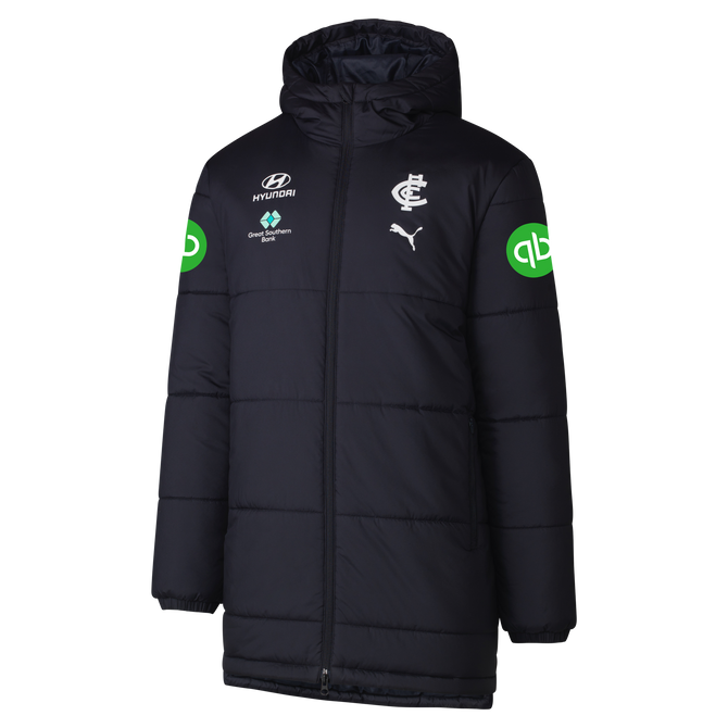 Front view of the 2025 PUMA Men's Coaches Jacket.