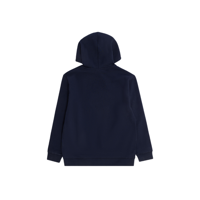Back view of the 2025 Carlton Youth Supporter Hood.