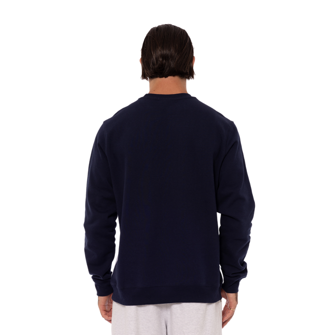 Back view of the 2025 Carlton Mens Loud & Proud Crew sweatshirt.