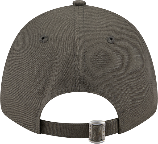 Back view of the 2025 Carlton New Era Dusty Charcoal 9Forty cap showing strap (Adult).