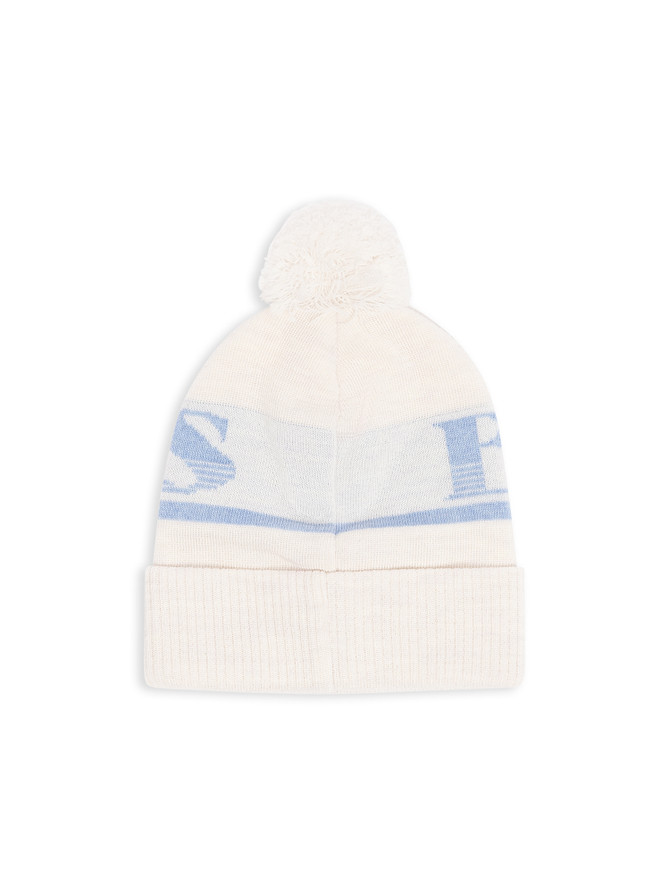 Side view of the 2025 Carlton Womens 2-Tone Beanie.