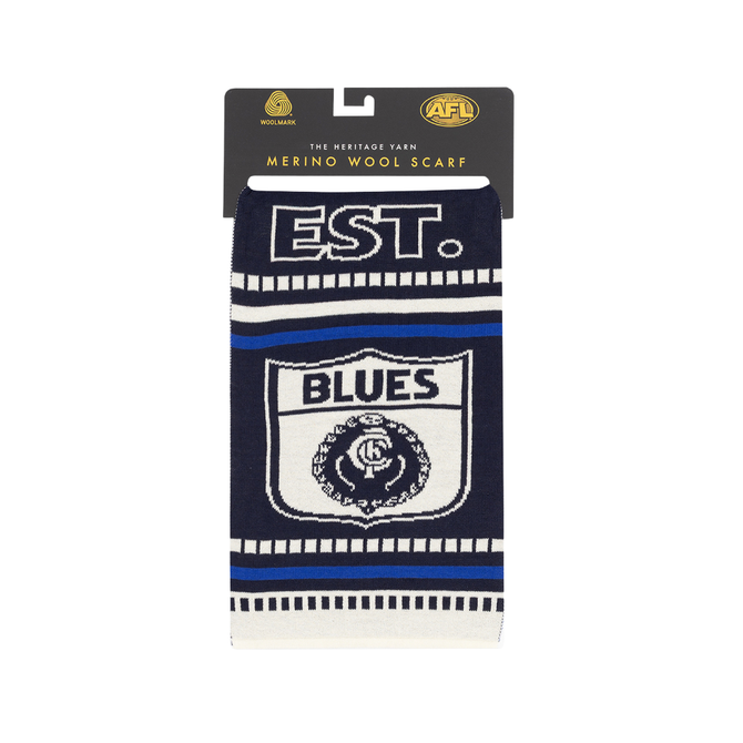 Full view of the 2025 Carlton Throwback Scarf by NAR.