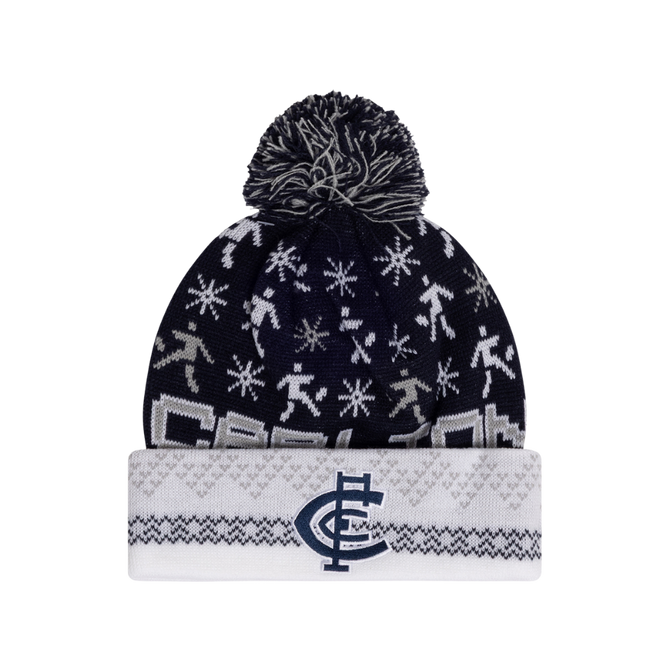Front view of the 2025 Carlton Adult Ugly Beanie by NAR.