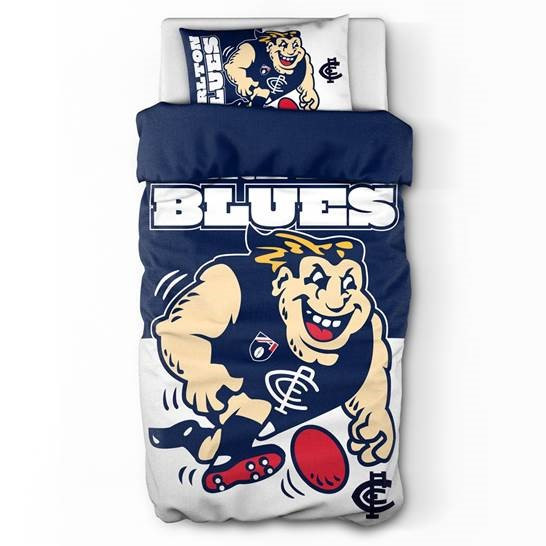 Official Carlton Retro Single Quilt Cover Set by Licensing Essentials.