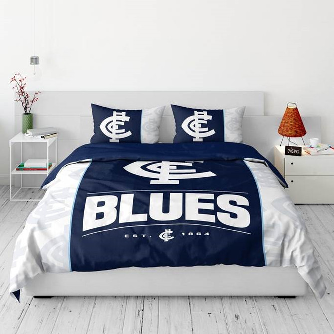 Official Carlton Retro Double Quilt Cover Set by Licensing Essentials.