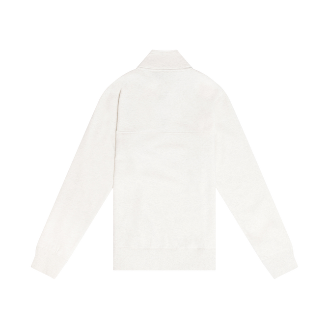 Close-up of the zip detail on the Men's 1/2 Zip Fleece Top.