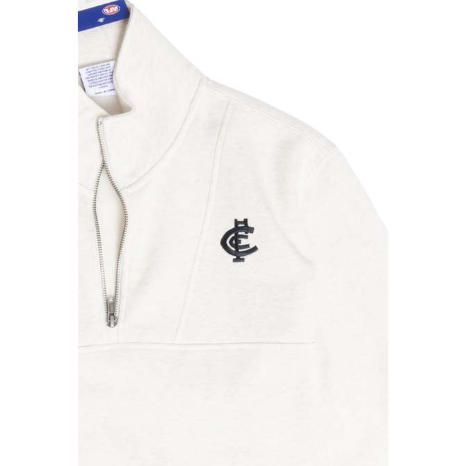 Close-up of the sleeve cuff on the Men's 1/2 Zip Fleece Top.