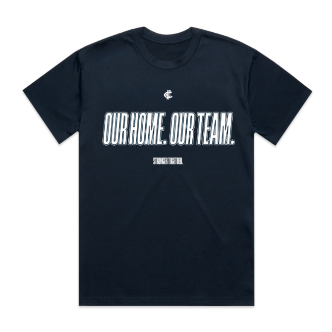 Carlton 'Our Home. Our Team' Tee - Adult - Unisex
