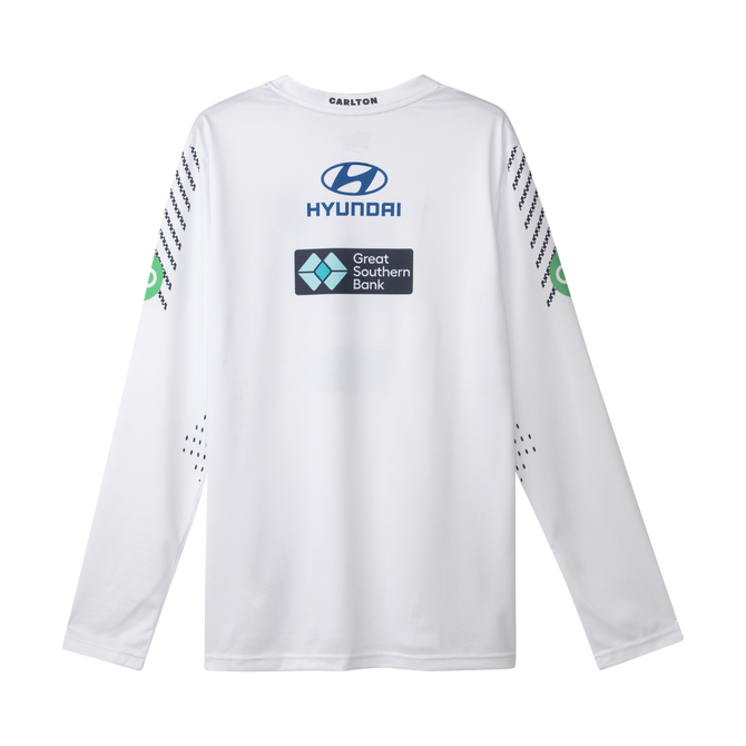 2026 Carlton LS Training Tee - White - Men's
