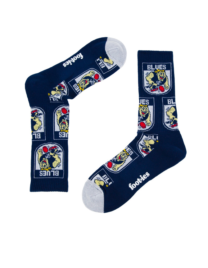 Carlton Retro Mascot Socks - Adult