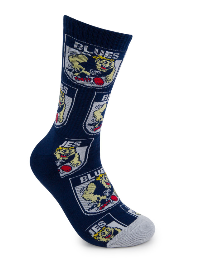 Carlton Retro Mascot Socks - Adult