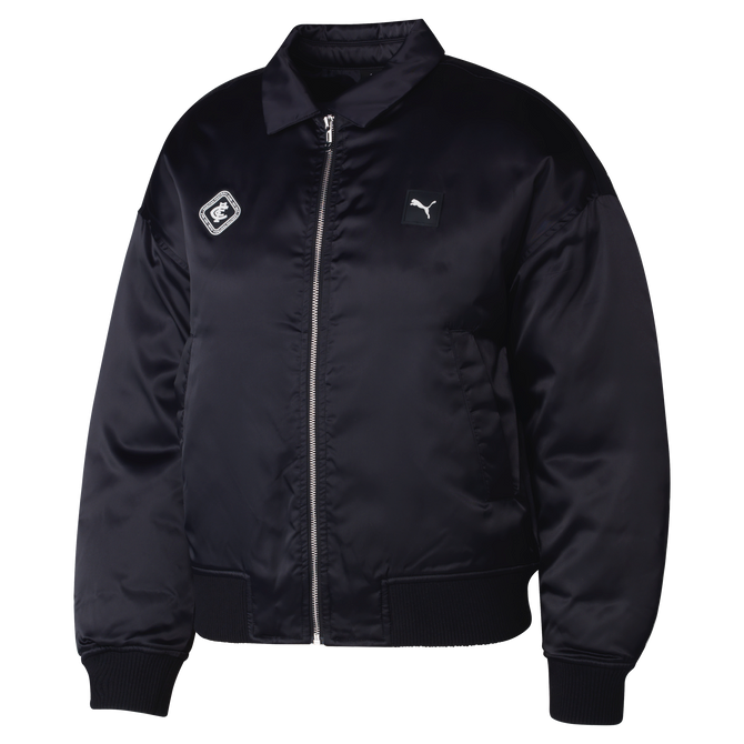 Carlton Satin Bomber Jacket - Women's