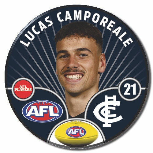 2026 Carlton AFL Player Badge