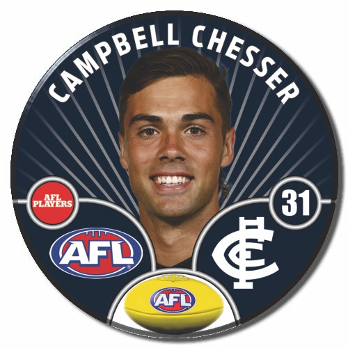 2026 Carlton AFL Player Badge