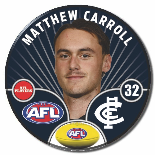 2026 Carlton AFL Player Badge