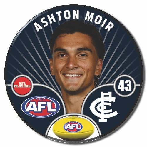 2026 Carlton AFL Player Badge