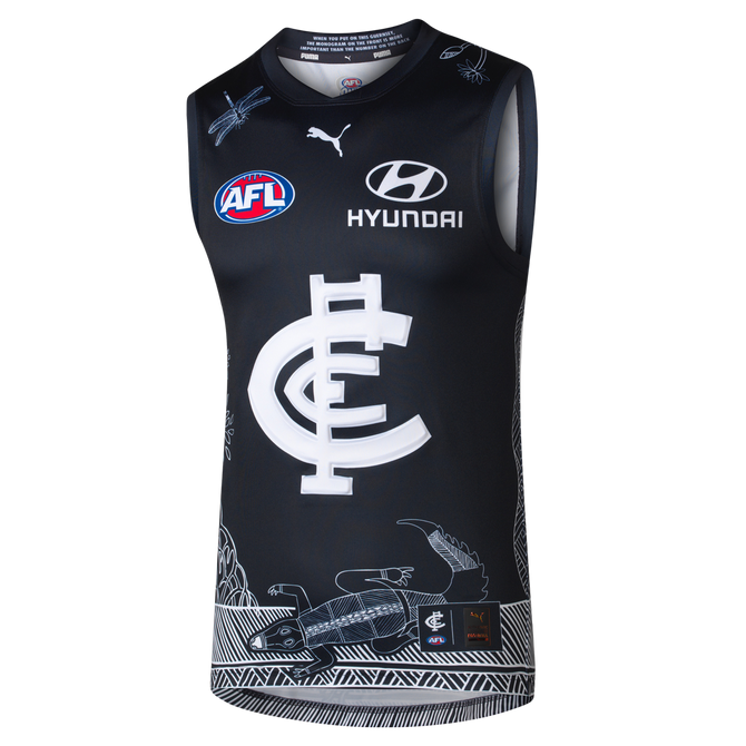 2026 Carlton Indigenous Home Guernsey - Youth - Unisex