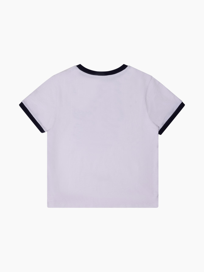 Carlton Script Ringer Tee - Women's